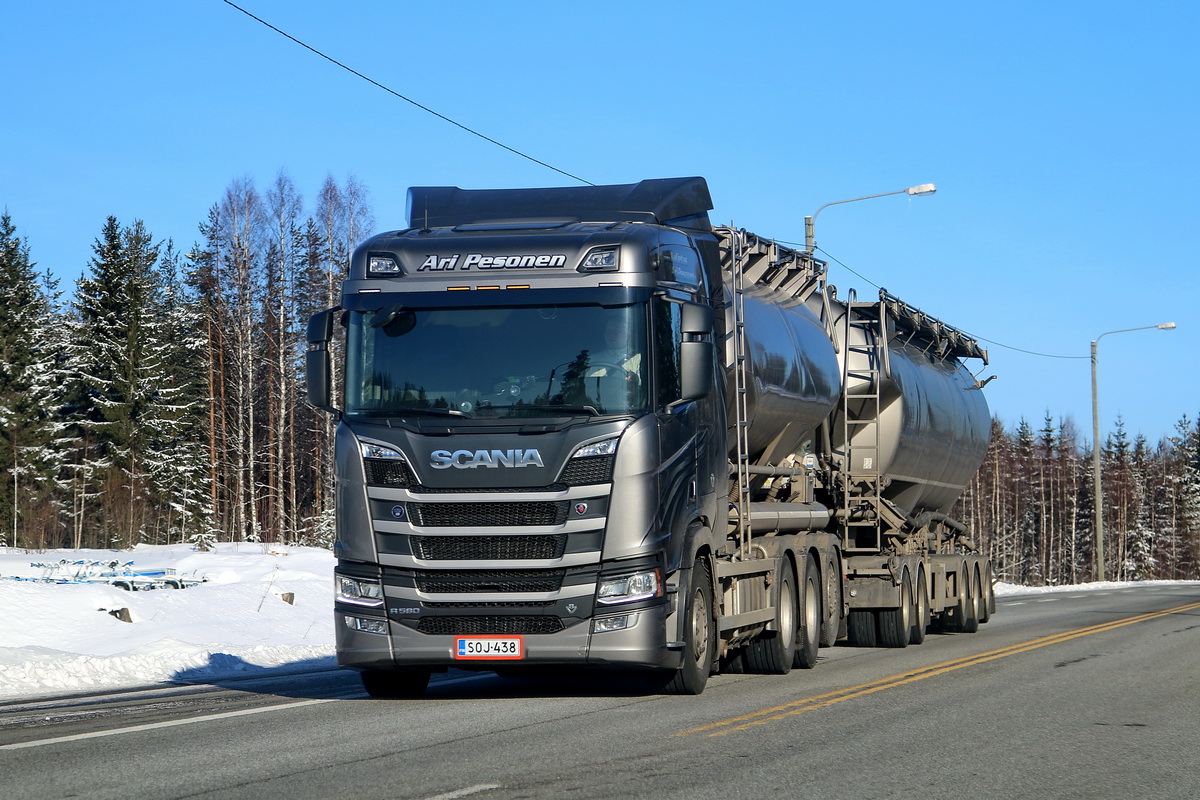 Финляндия, № SOJ-438 — Scania ('2016) R580