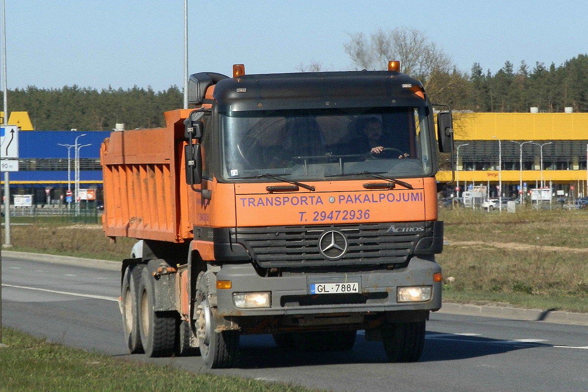 Латвия, № GL-7884 — Mercedes-Benz Actros ('1997) 3331