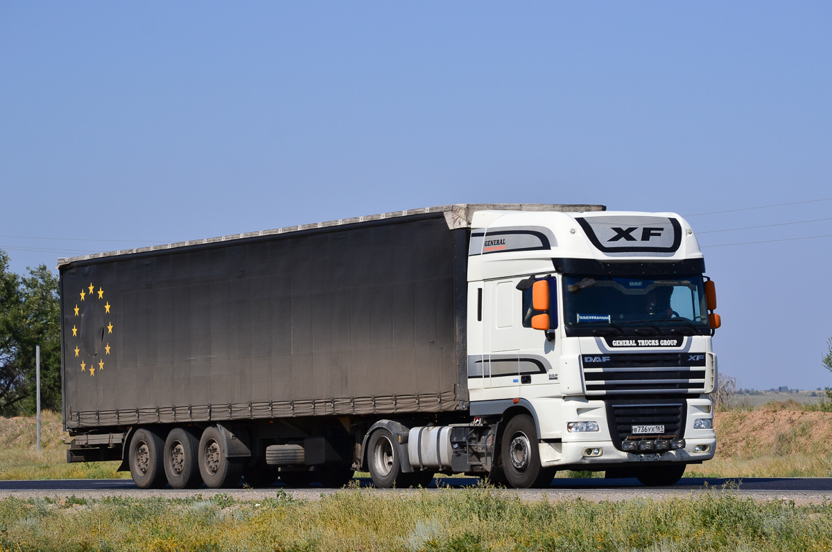 Ростовская область, № В 736 УХ 161 — DAF XF105 FT