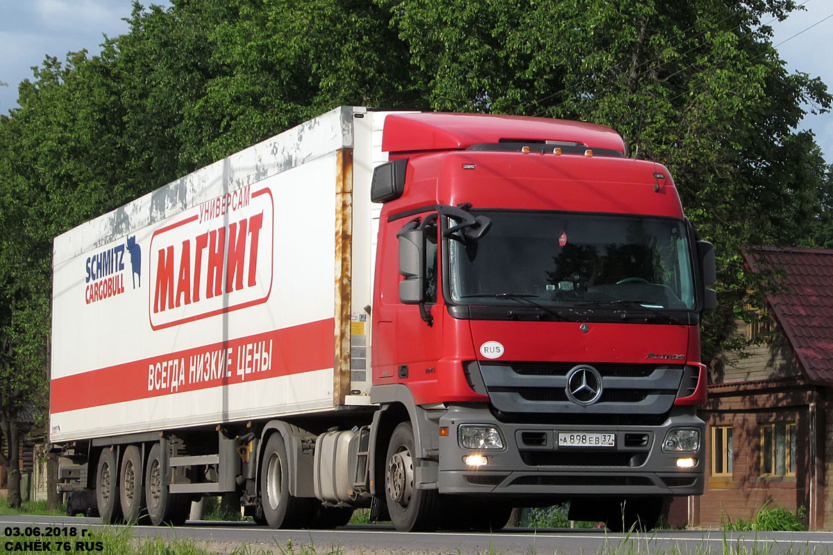 Новгородская область, № А 898 ЕВ 37 — Mercedes-Benz Actros ('2009) 1841