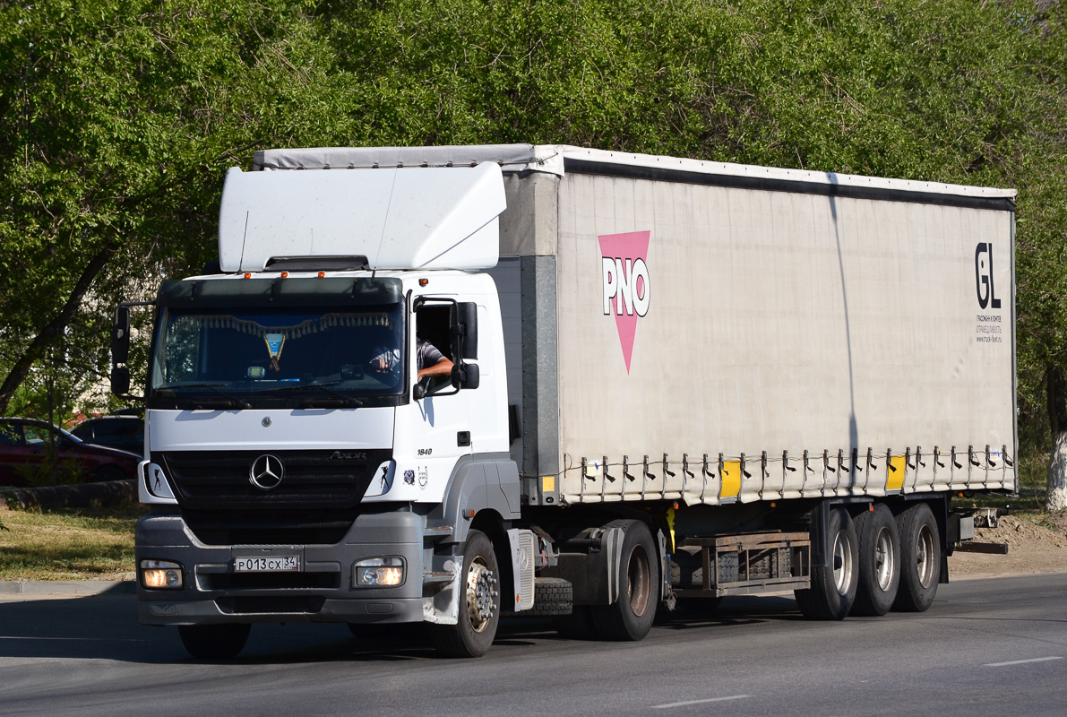 Волгоградская область, № Р 013 СХ 34 — Mercedes-Benz Axor 1840