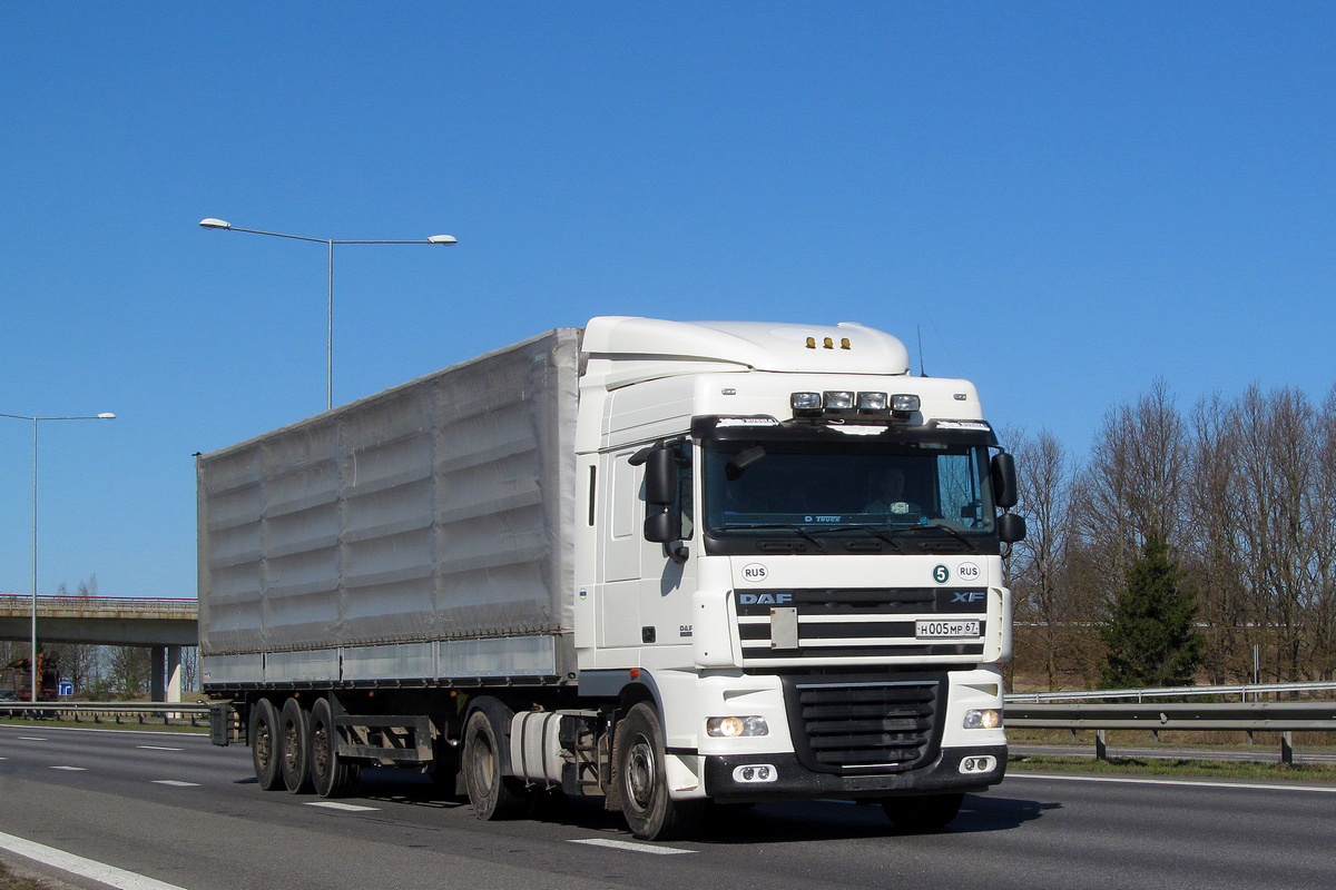 Смоленская область, № Н 005 МР 67 — DAF XF105 FT