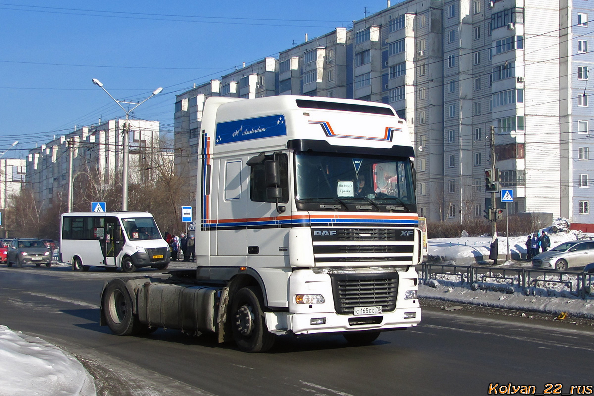 Томская область, № С 165 ЕС 70 — DAF XF95 FT