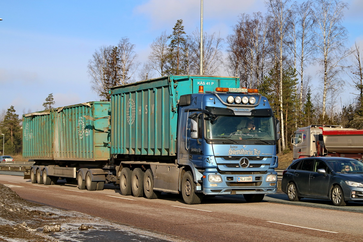 Финляндия, № SLJ-168 — Mercedes-Benz Actros ('2009)