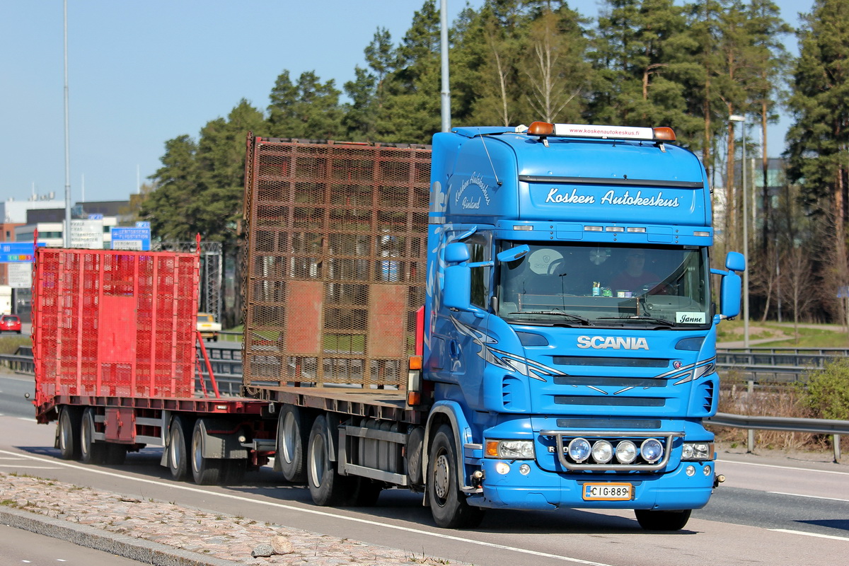 Финляндия, № CIG-889 — Scania ('2004) R500