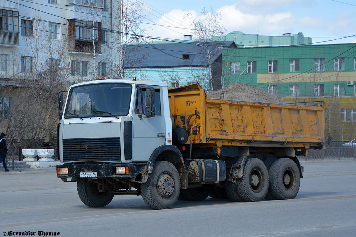 Саха (Якутия), № У 952 ЕС 14 — МАЗ-5516 (общая модель)