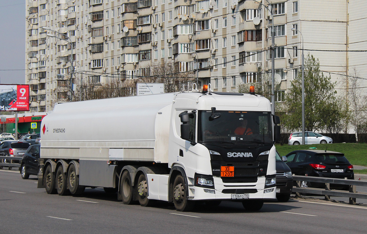 Московская область, № Т 106 РО 750 — Scania ('2016) G410