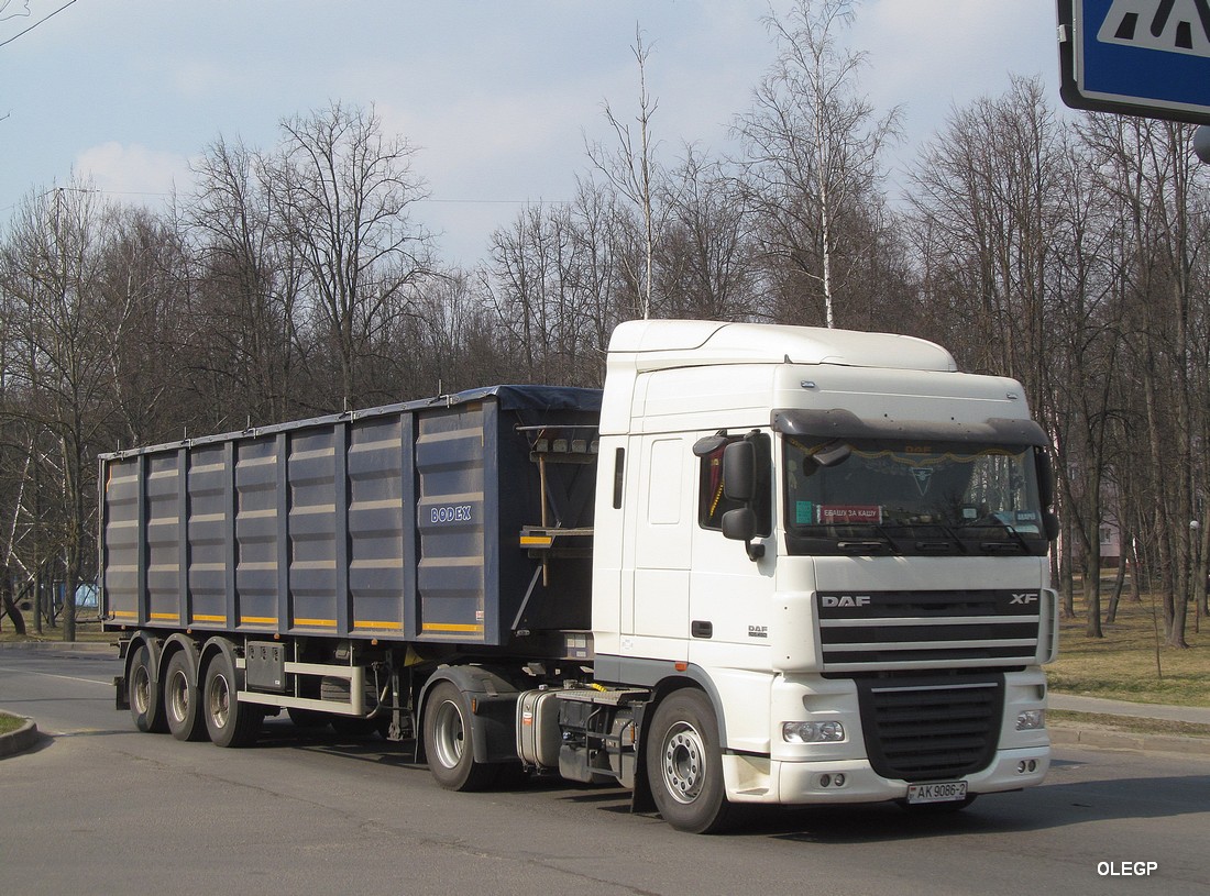 Витебская область, № АК 9086-2 — DAF XF105 FT