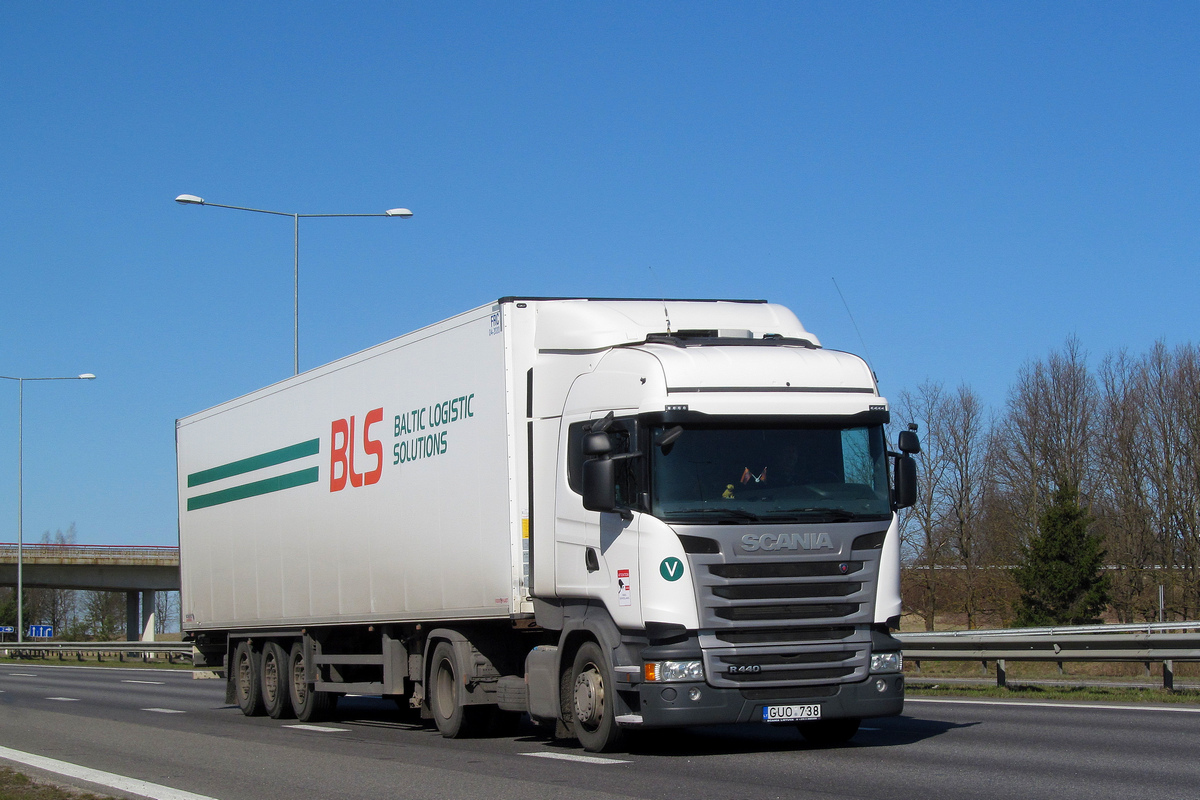 Литва, № GUO 738 — Scania ('2013) R440