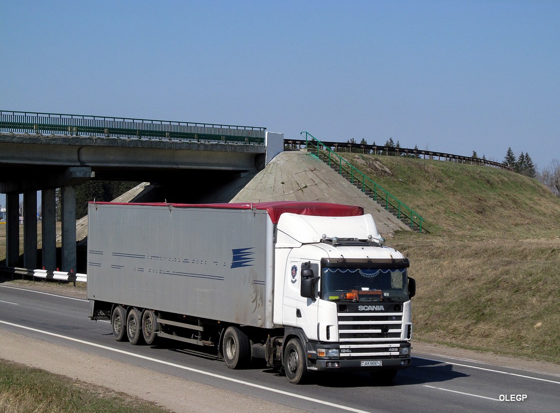 Витебская область, № АК 6697-2 — Scania ('1996) R124L