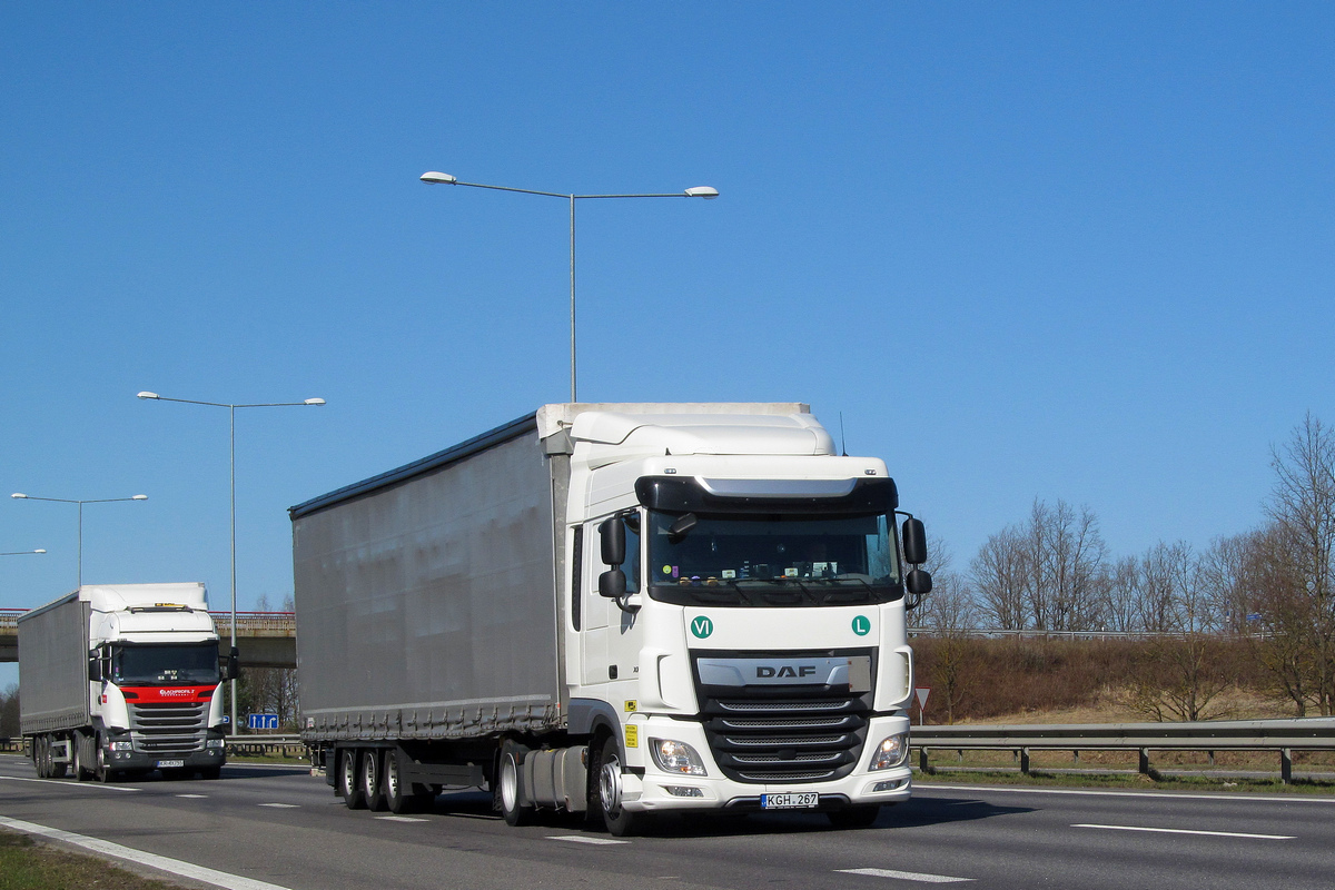 Литва, № KGH 267 — DAF XF Euro6 FT