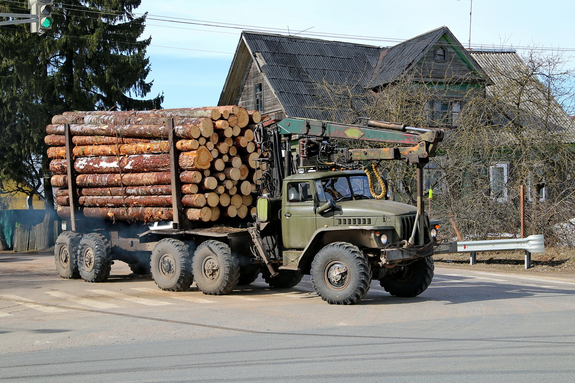 Ленинградская область, № В 525 КН 47 — Урал-4320 (общая модель)