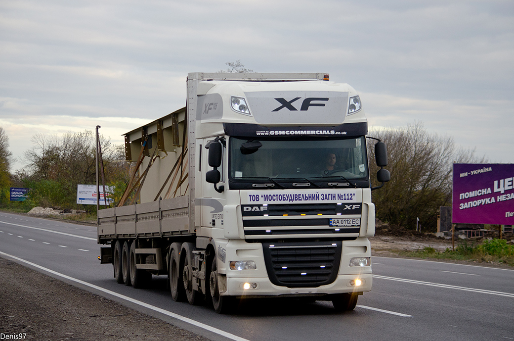 Киев, № АА 0112 ЕС — DAF XF105 FTG