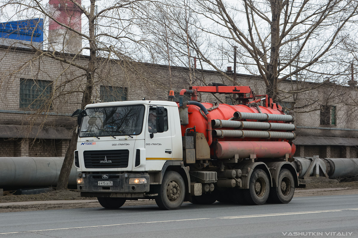 Архангельская область, № Е 415 ОЕ 35 — МАЗ-6312B3