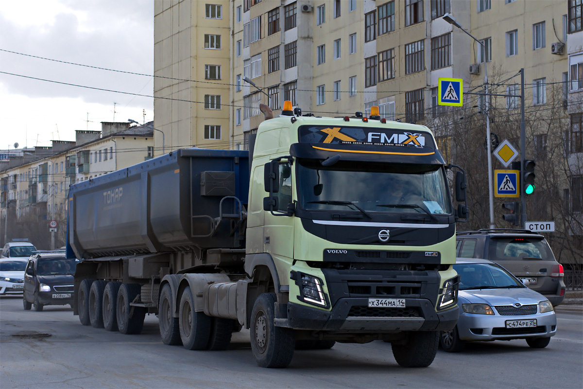 Саха (Якутия), № Х 344 МА 14 — Volvo ('2013) FMX.500 [X9P]