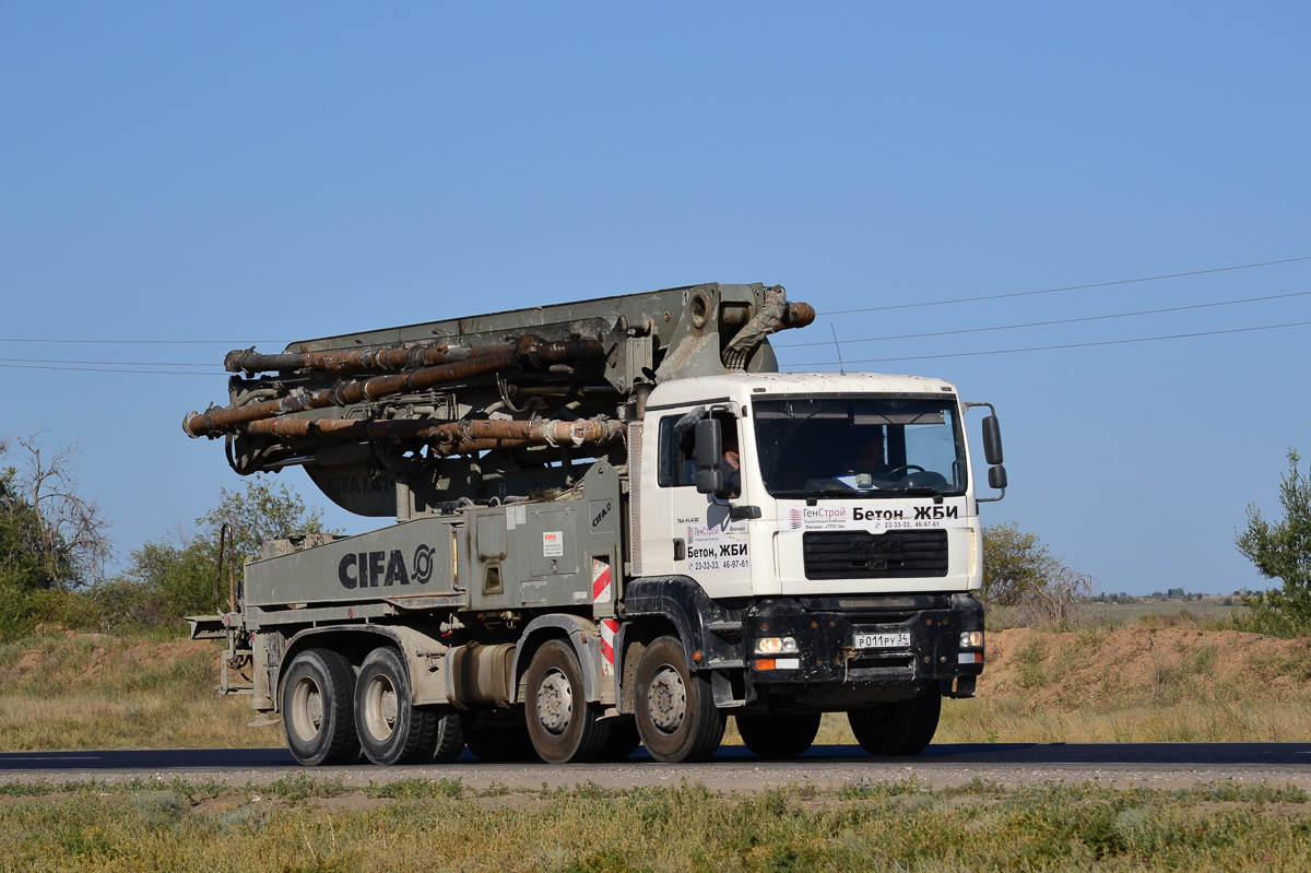 Волгоградская область, № Р 011 РУ 34 — MAN TGA (общая модель)