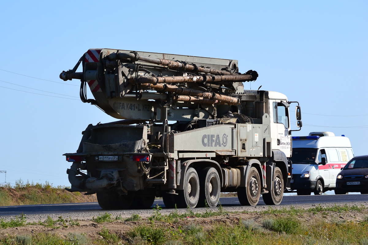 Волгоградская область, № Р 011 РУ 34 — MAN TGA (общая модель)