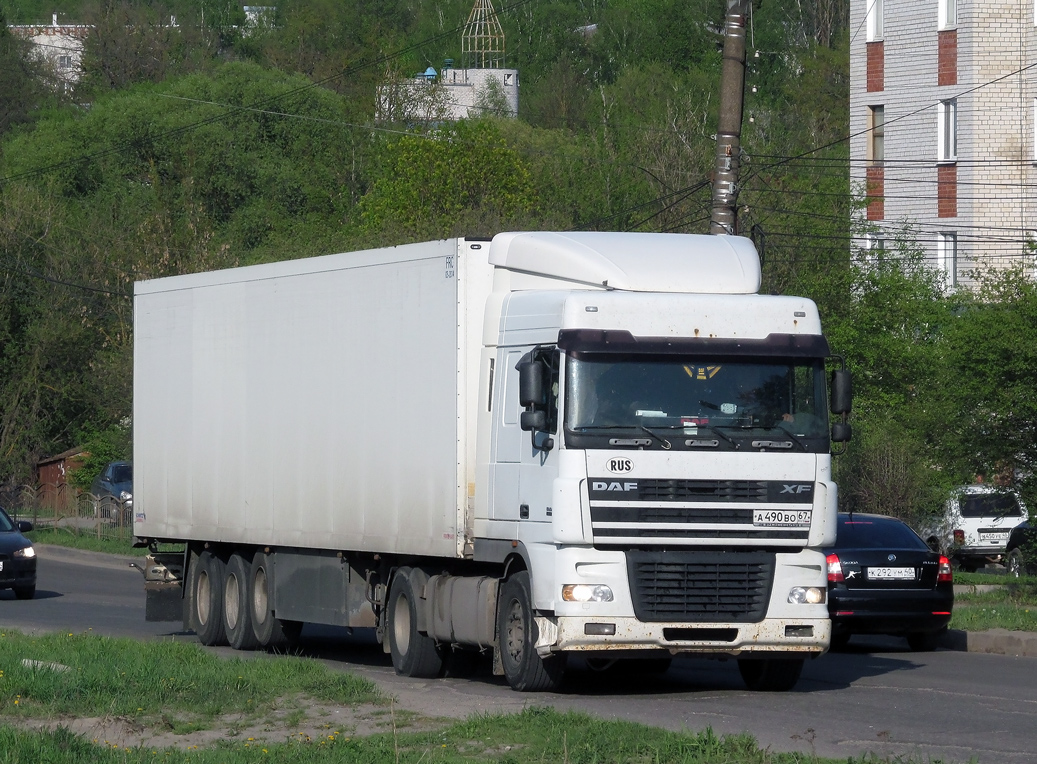 Смоленская область, № А 490 ВО 67 — DAF XF95 FT