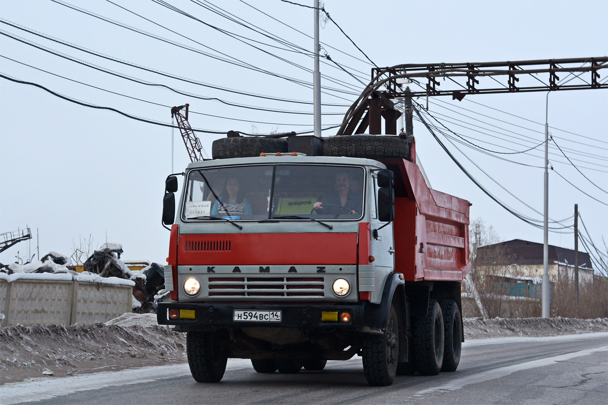 Саха (Якутия), № Н 594 ВС 14 — КамАЗ-55111 [551110]