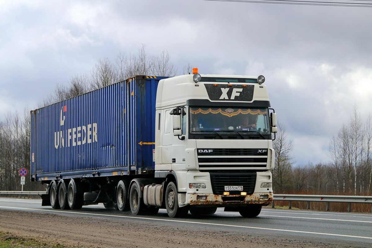 Санкт-Петербург, № Т 551 СМ 178 — DAF XF95 FTS