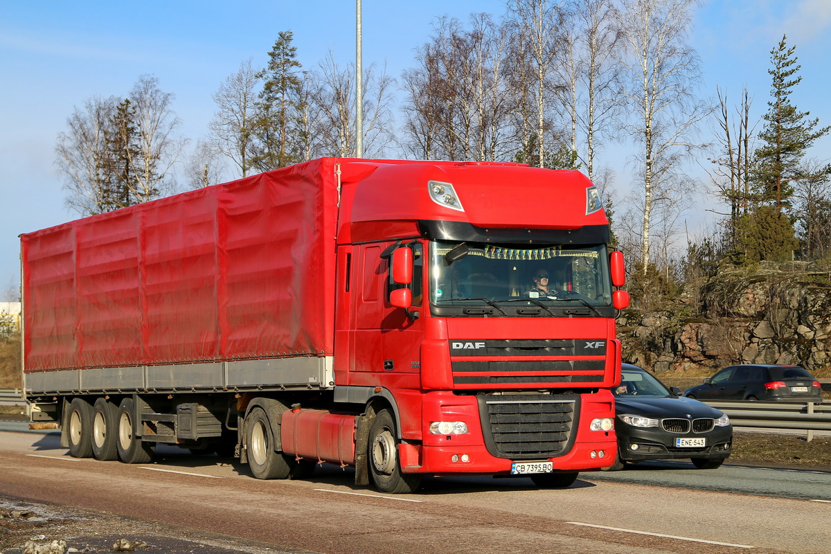 Черниговская область, № СВ 7395 ВО — DAF XF105 FT