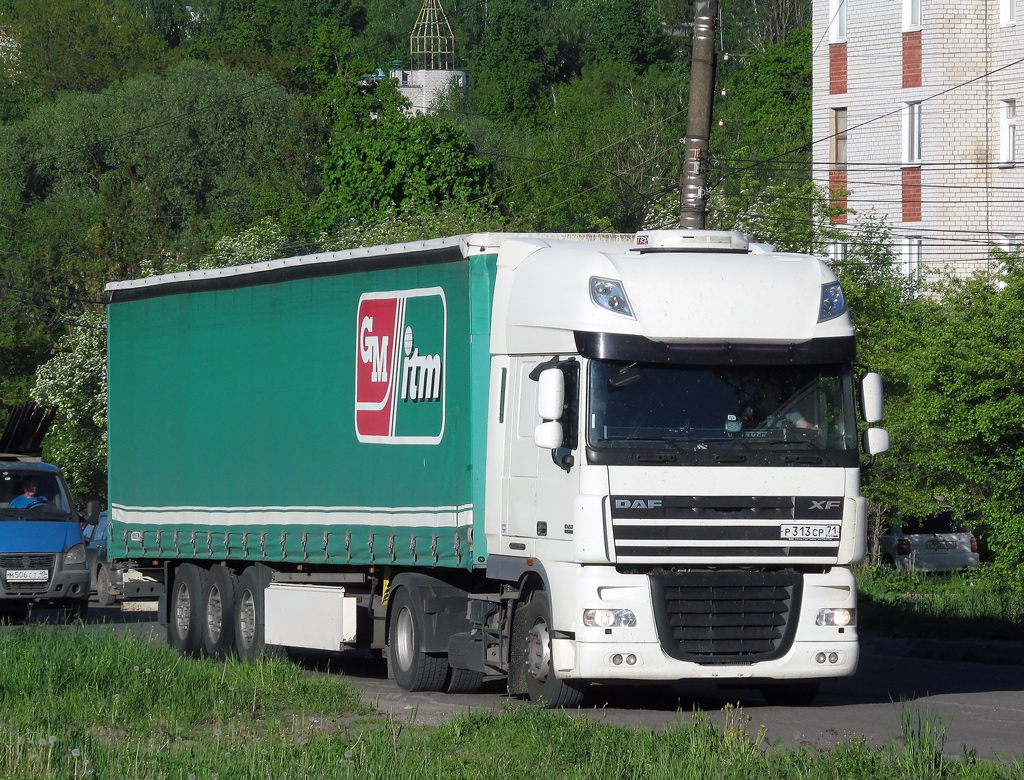 Тульская область, № Р 313 СР 71 — DAF XF105 FT