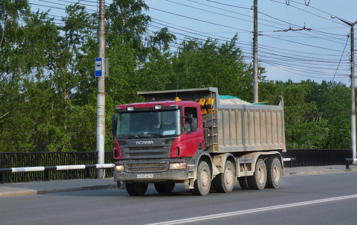 Калужская область, № О 582 НЕ 40 — Scania ('2011) P400