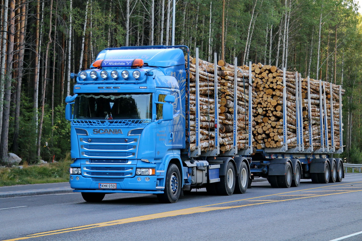 Финляндия, № KMK-232 — Scania ('2013, общая модель)