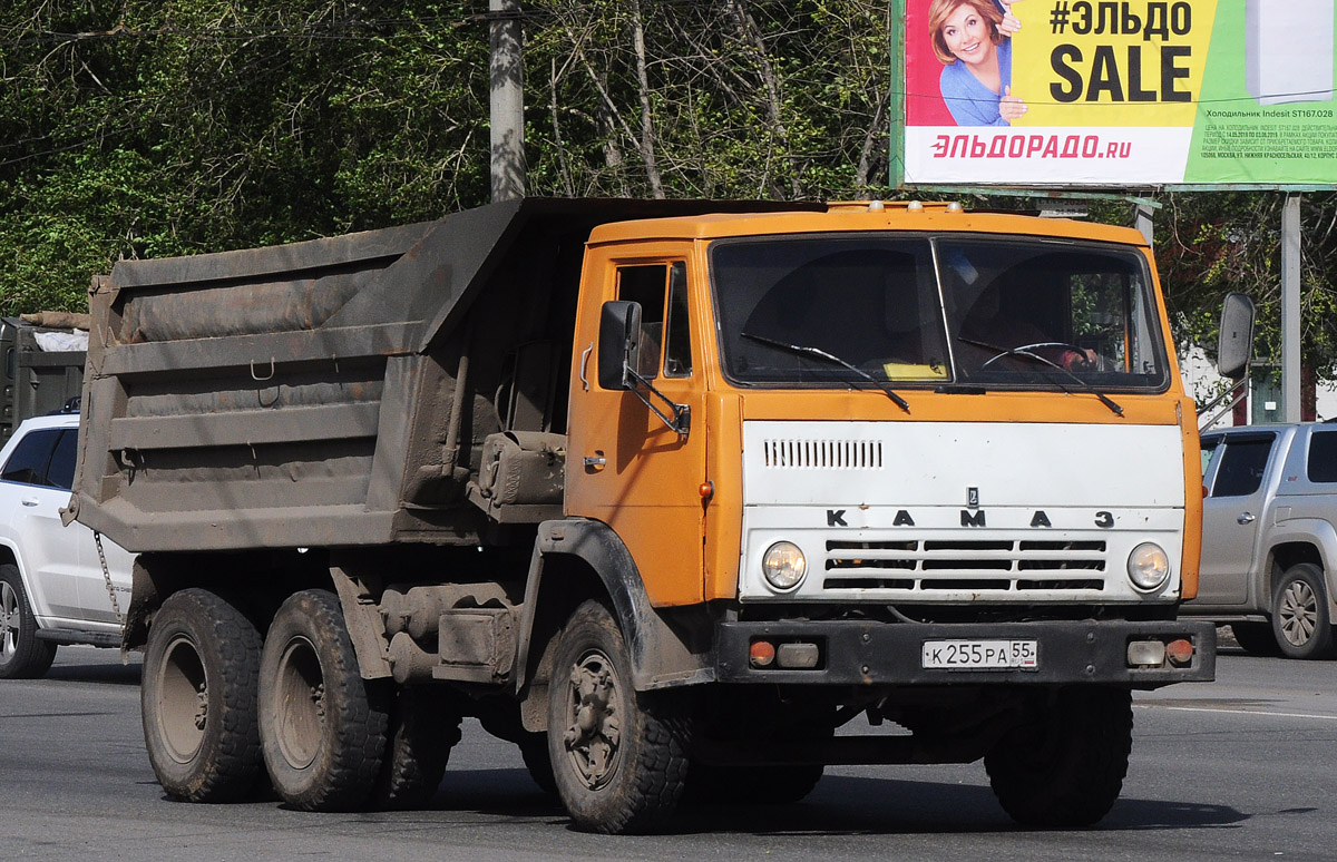 Омская область, № К 255 РА 55 — КамАЗ-55111 [551110]