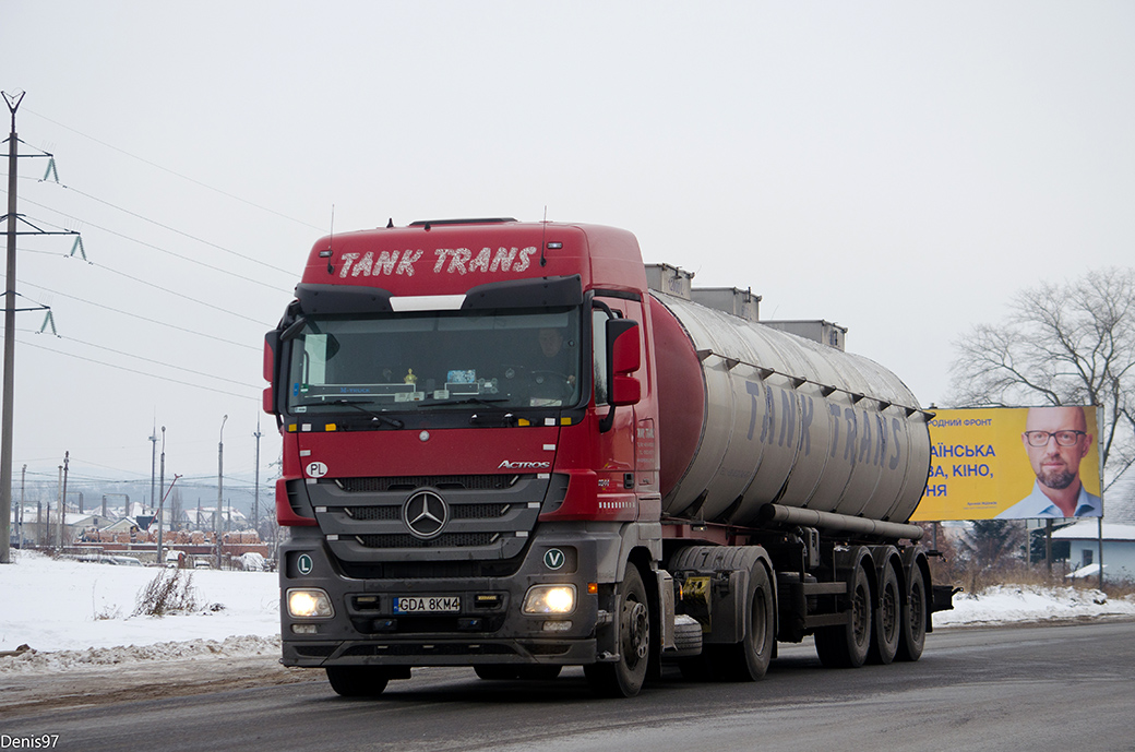 Польша, № GDA 8KM4 — Mercedes-Benz Actros ('2009) 1844