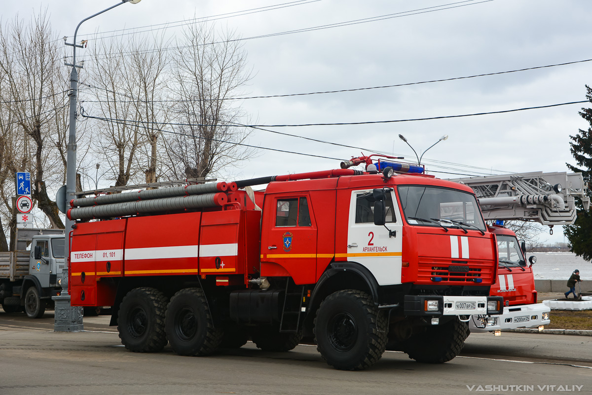 Архангельская область, № К 007 ВР 29 — КамАЗ-43118-15 [43118R]