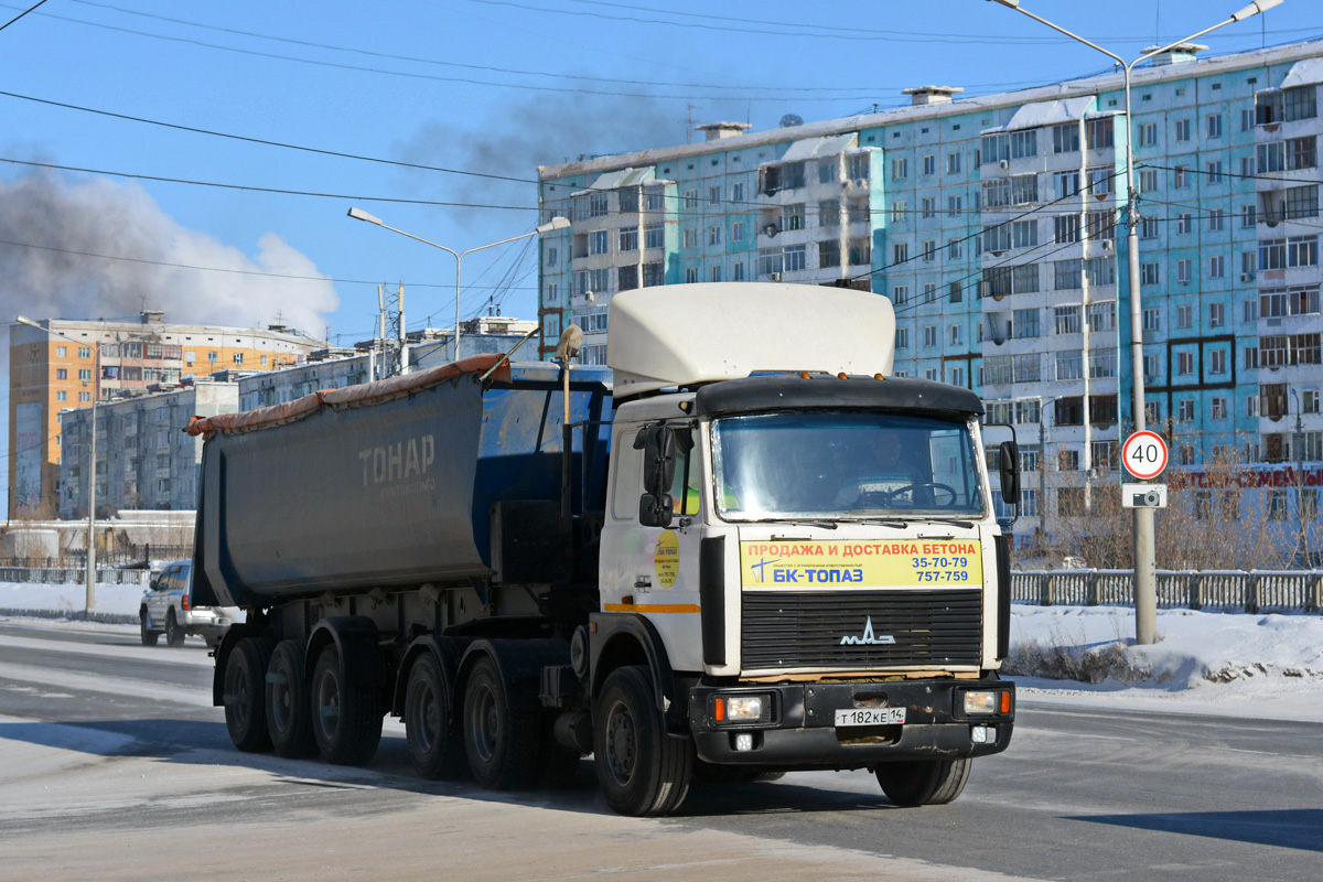 Саха (Якутия), № Т 182 КЕ 14 — МАЗ-6422 (общая модель)