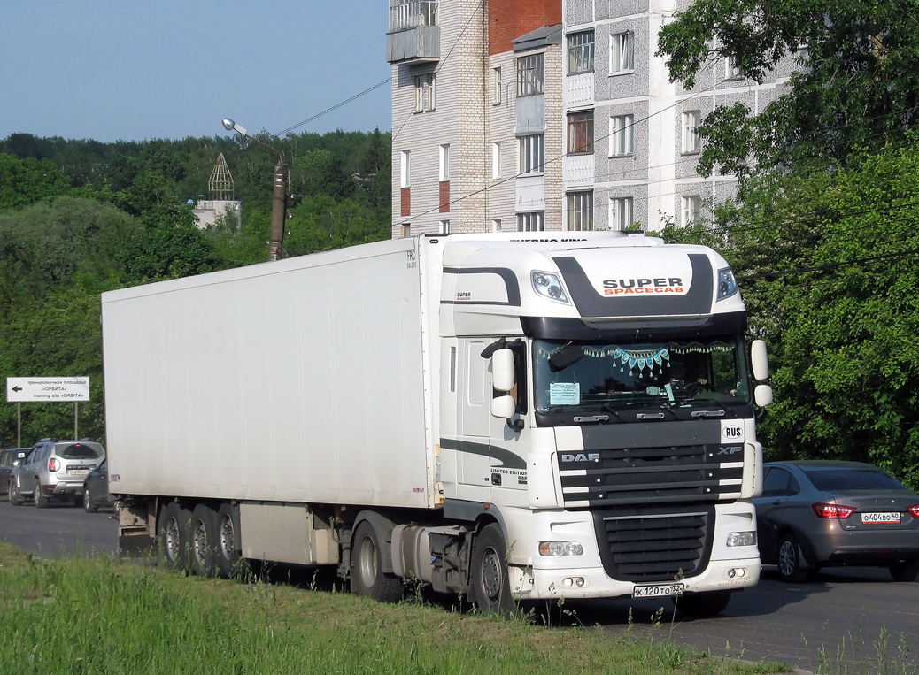 Брянская область, № К 120 ТО 32 — DAF XF105 FT