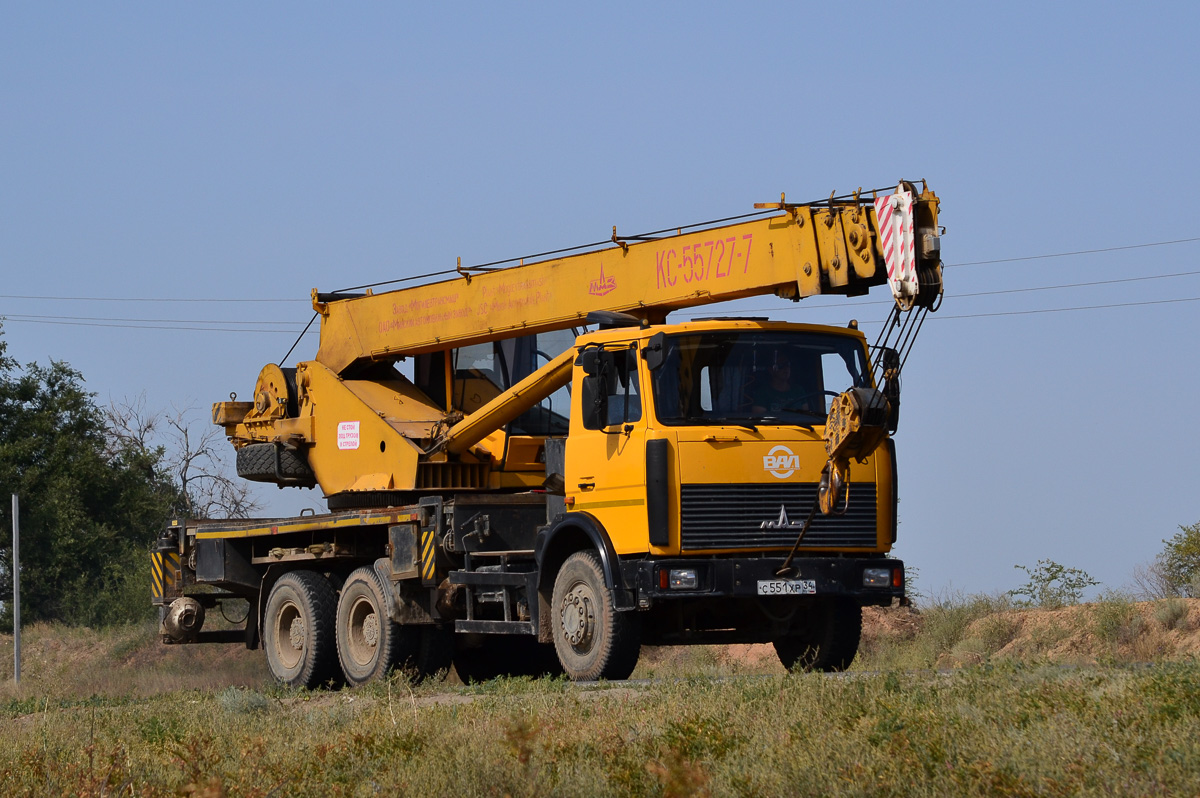 Волгоградская область, № С 551 ХР 34 — МАЗ-6303A3