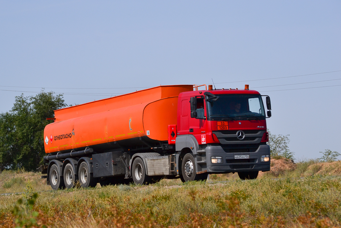 Волгоградская область, № В 625 ХН 134 — Mercedes-Benz Axor 1836 [Z9M]