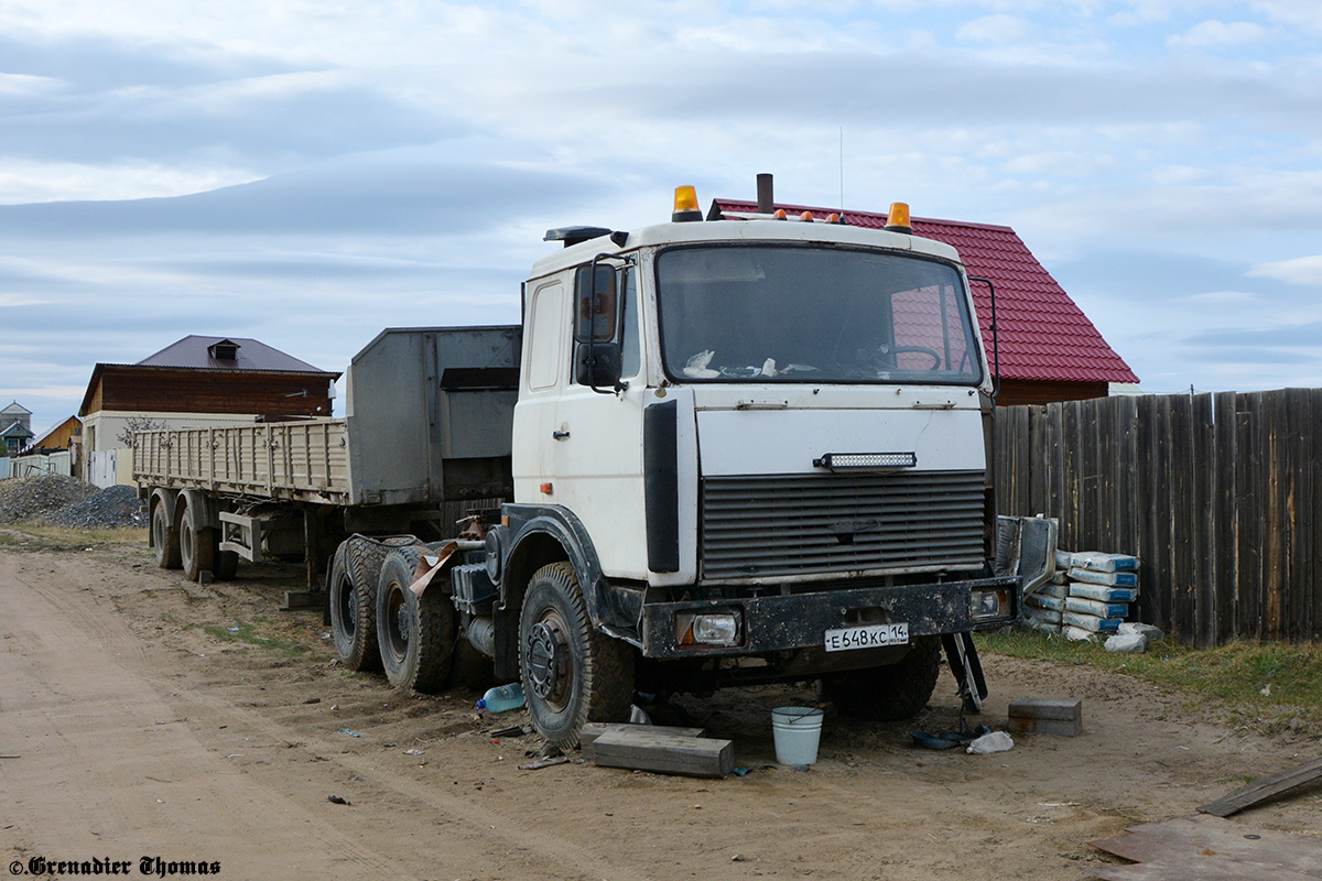 Саха (Якутия), № Е 648 КС 14 — МАЗ-6422 (общая модель)