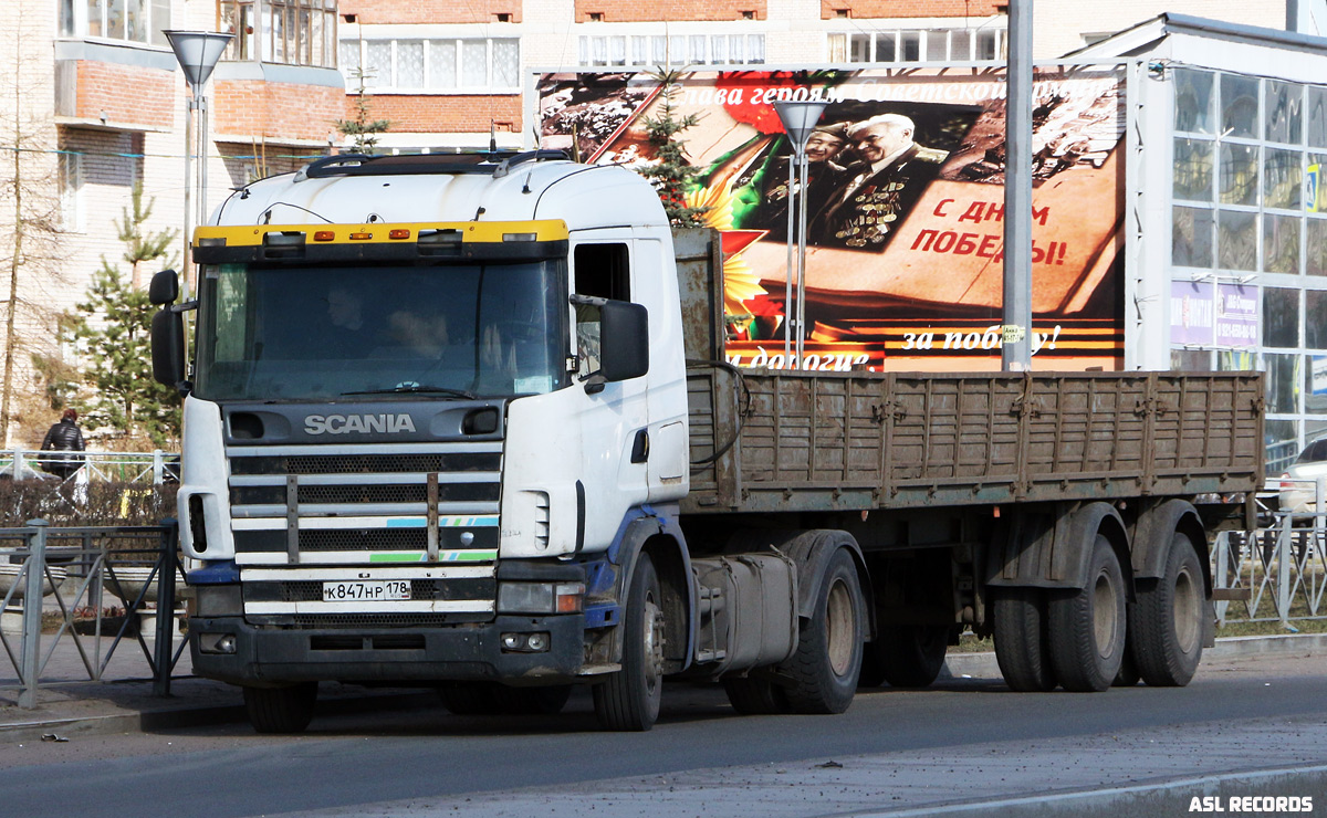 Санкт-Петербург, № К 847 НР 178 — Scania ('1996) R124L