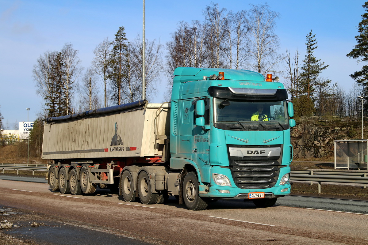 Финляндия, № CLV-821 — DAF XF Euro6 FTT