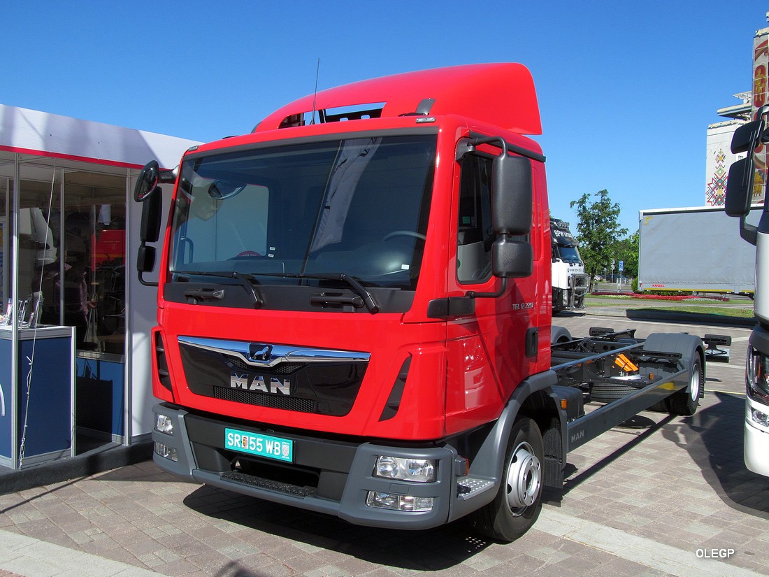 Австрия, № SR 55 WB — MAN TGL 12.220; Минск — Выставка "БАМАП-2019"