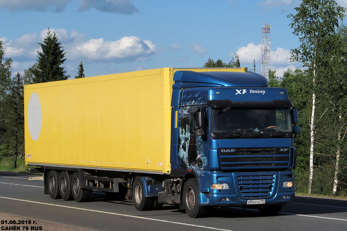 Москва, № В 764 ТА 197 — DAF XF105 FT