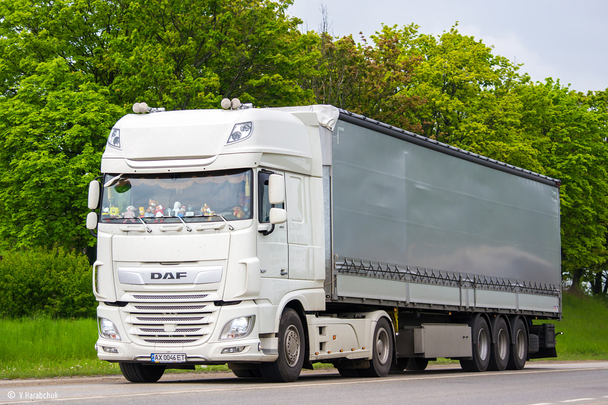 Харьковская область, № АХ 0046 ЕТ — DAF XF Euro6 FT