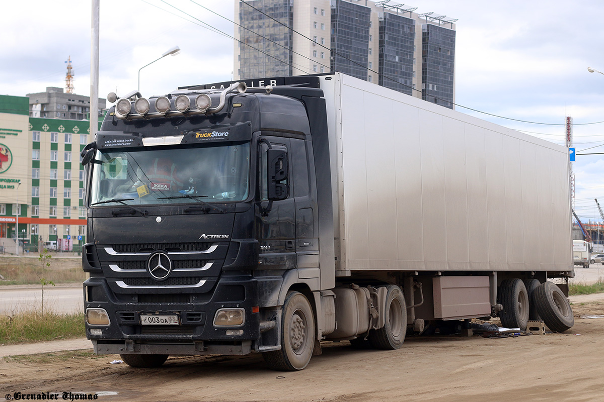 Владимирская область, № К 003 ОА 33 — Mercedes-Benz Actros ('2009) 1844