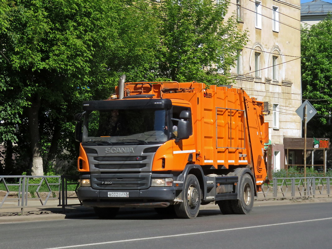 Кировская область, № В 002 ОУ 43 — Scania ('2011) P250