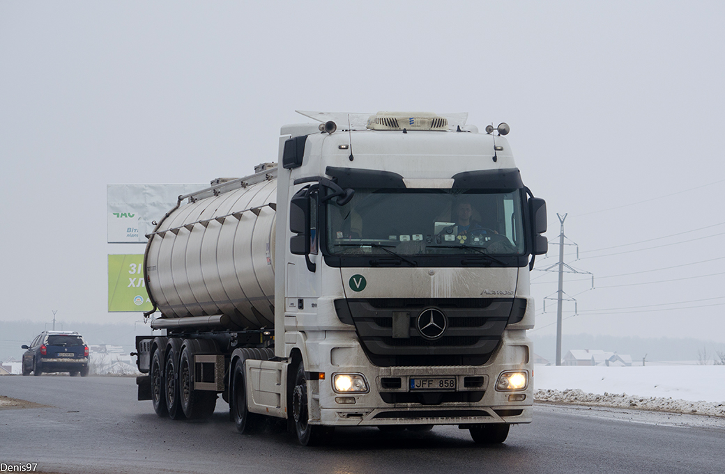 Литва, № JFF 858 — Mercedes-Benz Actros ('2009) 1844