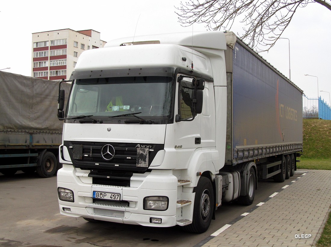 Литва, № BDP 497 — Mercedes-Benz Axor 1840