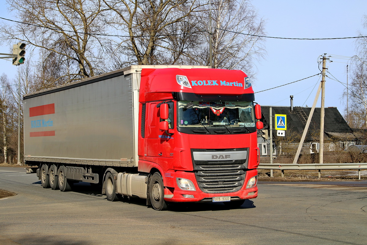 Чехия, № 9T5 5332 — DAF XF Euro6 FT