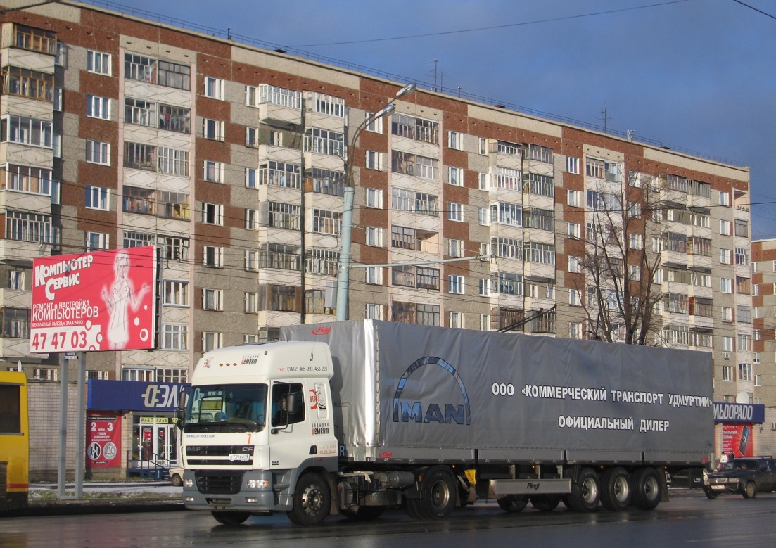 Удмуртия, № К 739 ЕН 18 — DAF CF85 FT