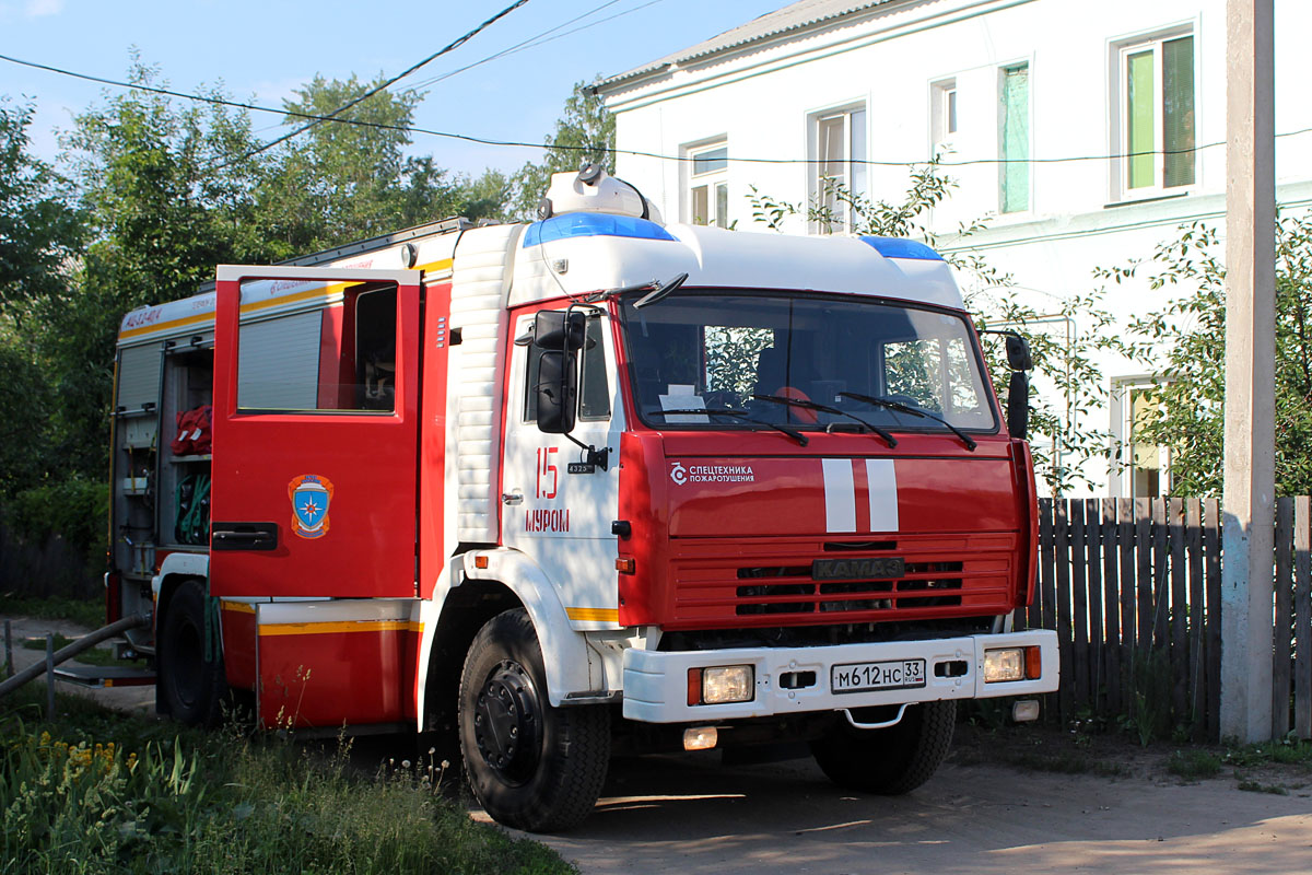 Владимирская область, № М 612 НС 33 — КамАЗ-43253-A3