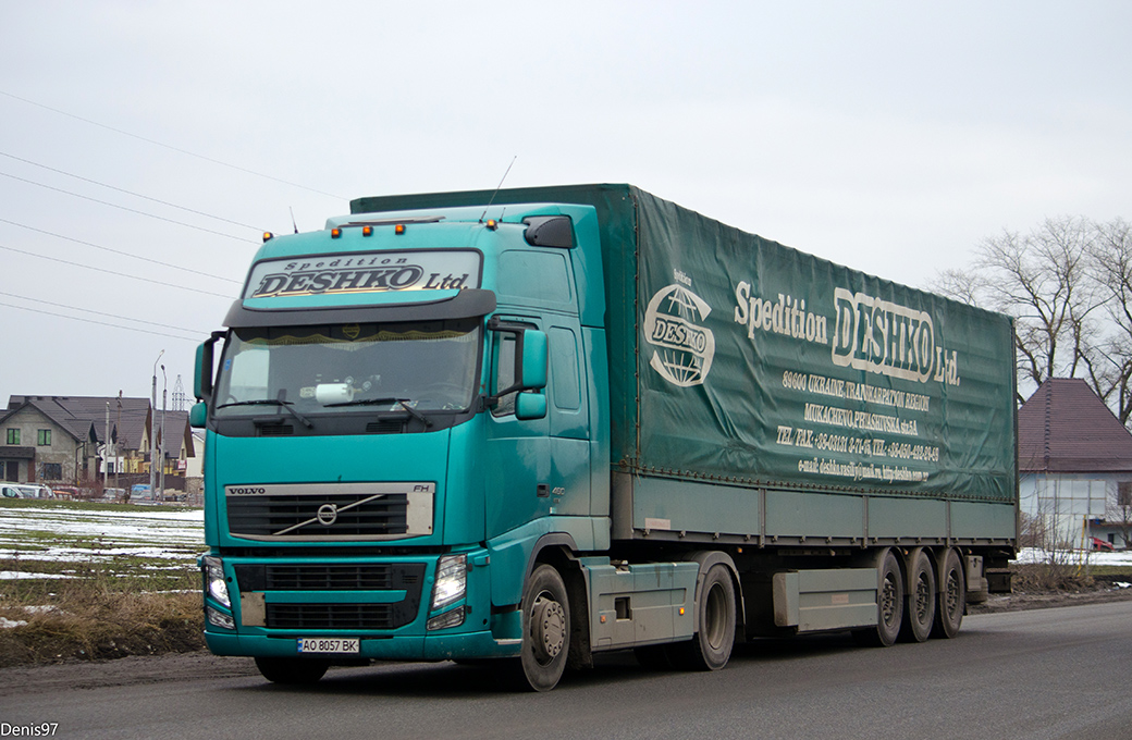 Закарпатская область, № АО 8057 ВК — Volvo ('2008) FH.460