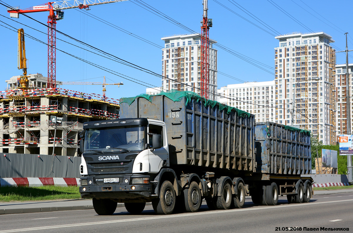 Владимирская область, № О 440 РС 33 — Scania ('2011) P400